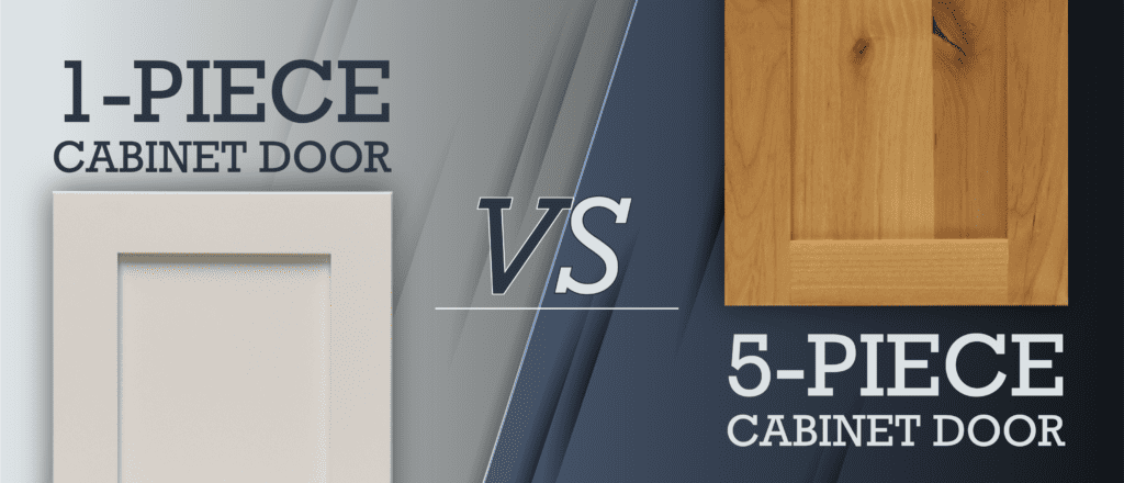 1 Piece Vs 5 Cabinet Doors What, Maple Wood Vs Mdf Kitchen Cabinets